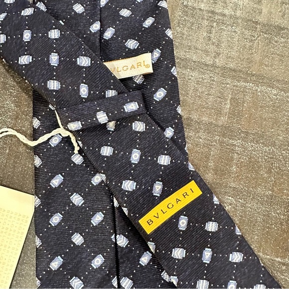 Bulgari Silk Tie - Picture 3 of 6